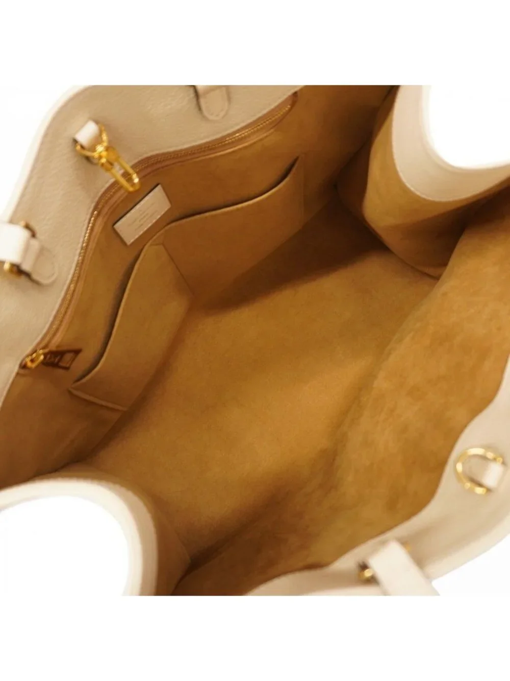 Louis Vuitton Tote Monogram Empreinte On The Go GM Cream